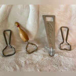 Set of 4 vintage bottle openers